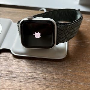 White ceramic Apple Watch